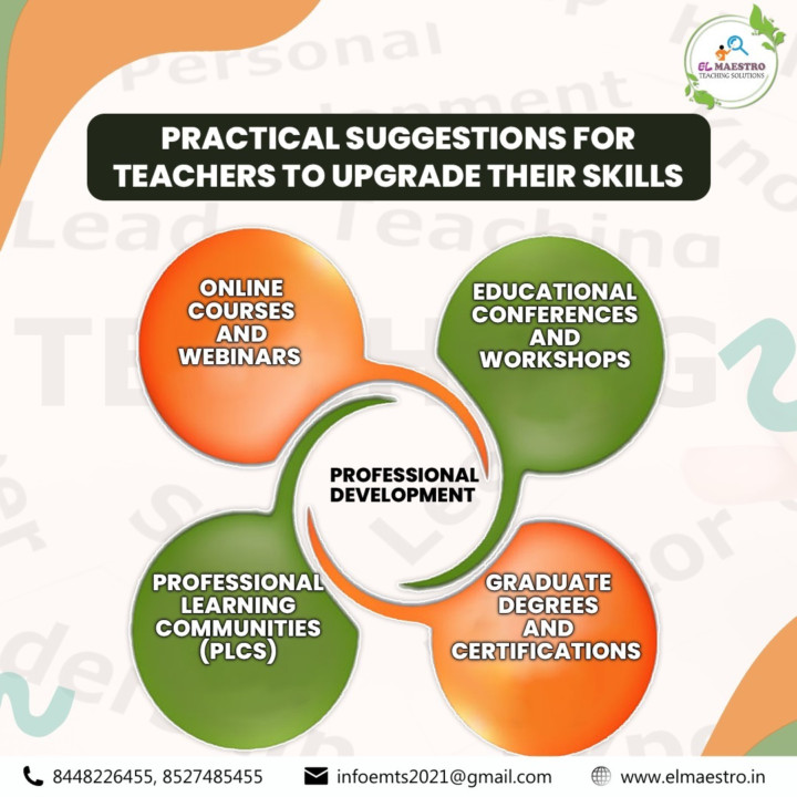 Practical Suggestions For Teachers To Upgrade Their Skills