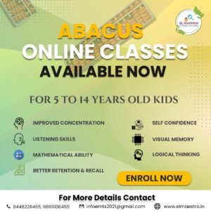 Abacus Online Classes – For Kids Aged 5 to 14 Years
