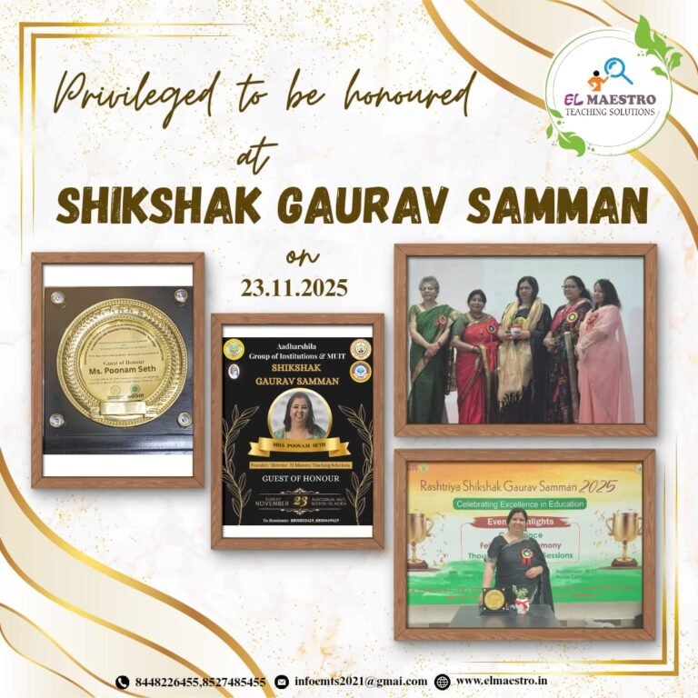 Guest of Honour at Shikshak Gaurav Samman 2025