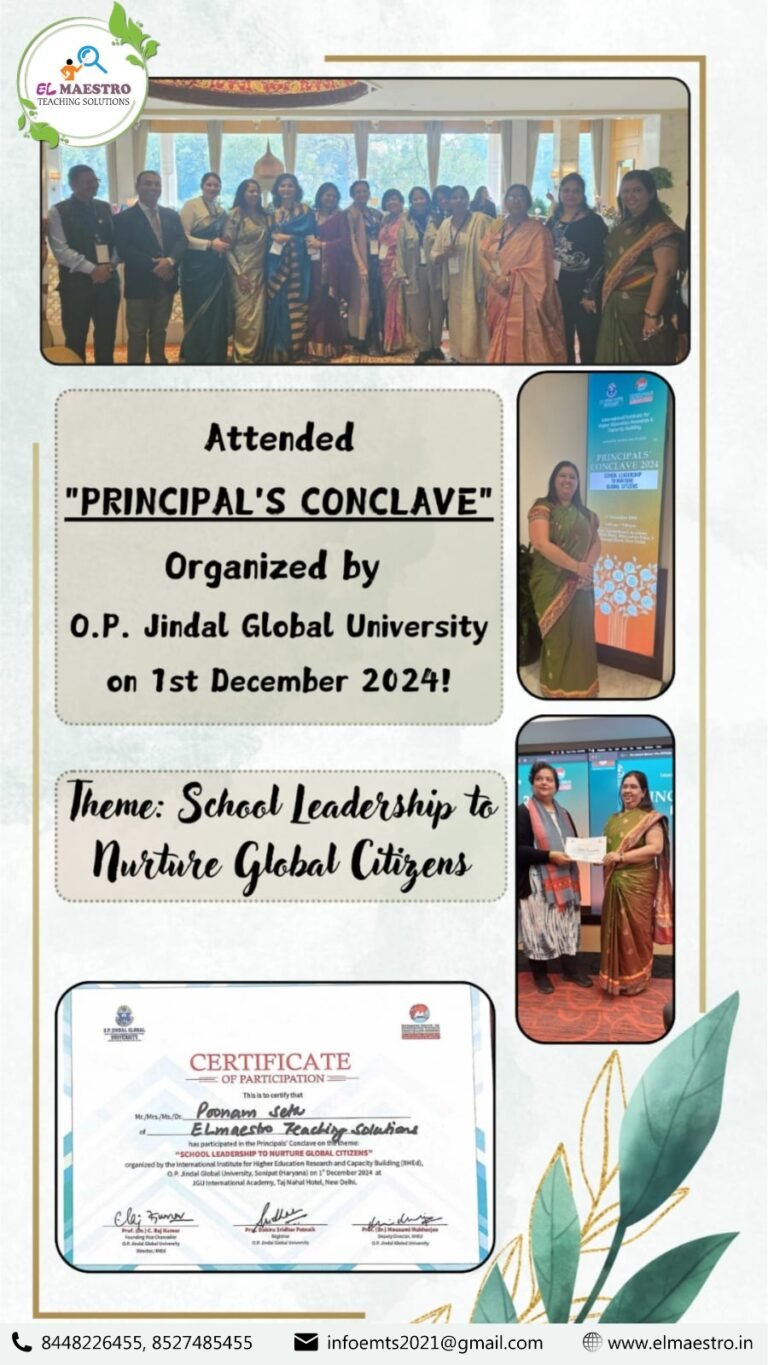 Principal’s Conclave organized by the International Institute of Higher Education Research and Capacity Building, O.P. Jindal Global University, Sonipat, Haryana - 01 December 2024